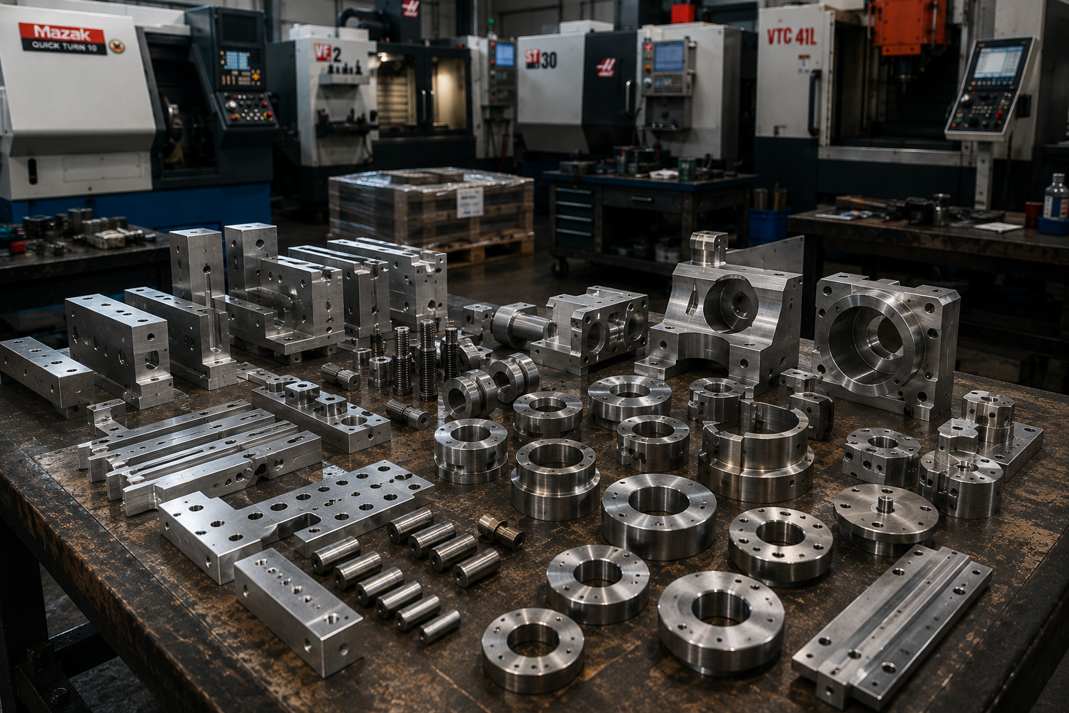 Piese prelucrate CNC